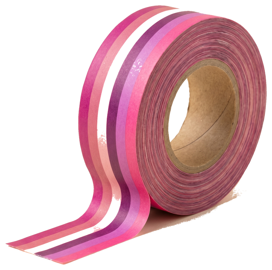 Berry Stripes tape roll